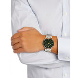 Emporio Armani Kappa Quartz Black Dial Two Tone Mesh Bracelet Watch For Men - AR11228 Authentic Buy Shop Now