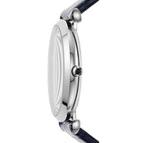 Emporio Armani Gianni T Bar Quartz Blue Dial Blue Leather Strap Watch For Men - AR11300 Authentic Buy Shop Now