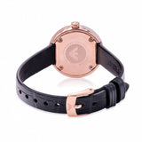 Emporio Armani Rosa Quartz Mother Of Pearl White Dial Black Leather Strap Watch For Women - AR11356 Authentic Buy Shop Now