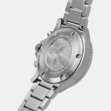 Emporio Armani Diver Chronograph Quartz Black Dial Silver Steel Strap Watch For Men - AR11360 Authentic Buy Shop Now