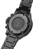 Emporio Armani Diver Chronograph Black Dial Black Steel Strap Watch For Men - AR11363 Authentic Buy Shop Now