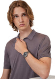 Emporio Armani Chronograph Grey Dial Two Tone Steel Strap Watch For Men - AR11391 Authentic Buy Shop Now