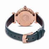 Emporio Armani Gianni T-Bar Quartz Blue Dial Blue Leather Strap Watch for Women - AR11424 Authentic Buy Shop Now