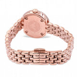 Emporio Armani Gianni T Bar Quartz Mother of Pearl Dial Rose Gold Steel Strap Watch For Women - AR11385 Authentic Buy Shop Now