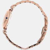 Emporio Armani Gianni T-Bar Quartz Crystals Black Dial Gold Steel Strap Watch For Women - AR11423 Authentic Buy Shop Now