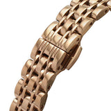 Emporio Armani Gianni T-Bar Quartz Crystals Black Dial Gold Steel Strap Watch For Women - AR11423 Authentic Buy Shop Now