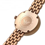 Emporio Armani Rosa Mother of Pearl Dial Rose Gold Steel Strap Watch For Women - AR11462 Authentic Buy Shop Now
