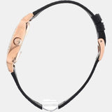 Emporio Armani Cleo Three-Hand Mother of Pearl Dial Black Leather Strap Watch For Women - AR11485 Authentic Buy Shop Now