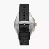 Emporio Armani Claudio Chronograph Silver Dial Black Leather Strap Watch For Men - AR11498 Authentic Buy Shop Now