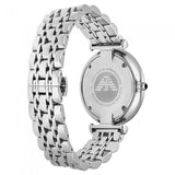 Emporio Armani Retro Black Dial Silver Steel Strap Watch For Men - AR1676 Authentic Buy Shop Now