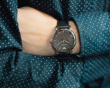 Emporio Armani Classic Quartz Black Dial Black Leather Strap Watch For Men - AR1692 Authentic Buy Shop Now
