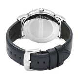 Emporio Armani Classic Quartz Blue Dial Black Leather Strap Watch For Men - AR1731 Authentic Buy Shop Now
