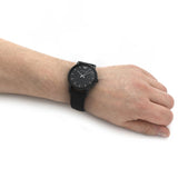 Emporio Armani Classic Black Dial Black Leather Strap Watch For Men - AR1732 Authentic Buy Shop Now