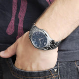 Emporio Armani Classic Navy Blue Dial Stainless Steel Watch For Men - AR1787 Authentic Buy Shop Now