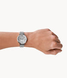 Emporio Armani Classic Silver Dial Silver Steel Strap Watch For Men - AR1819 Authentic Buy Shop Now