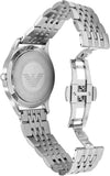 Emporio Armani Classic Silver Dial Silver Steel Strap Watch For Men - AR1867 Authentic Buy Shop Now
