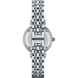 Emporio Armani Gianni T-Bar Mother of Pearl Dial Silver Stainless Steel Watch For Women - AR1908 Authentic Buy Shop Now