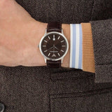 Emporio Armani Renato Classic Brown Dial Brown Leather Strap Watch For Men - AR2413 Authentic Buy Shop Now