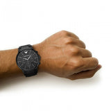 Emporio Armani Dress Chronograph Quartz Black Dial Black Stainless Steel Strap Watch For Men - AR2485 Authentic Buy Shop Now