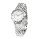 Emporio Armani Kappa Mother of Pearl Dial Silver Mesh Bracelet Watch For Women - AR2511 Authentic Buy Shop Now