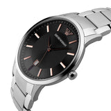Emporio Armani Renato Quartz Black Dial Silver Steel Strap Watch For Men - AR11179 Authentic Buy Shop Now