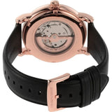Emporio Armani Luigi Automatic Silver Dial Black Leather Strap Watch For Men - AR60013 Authentic Buy Shop Now