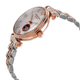 Emporio Armani Gianni T-Bar Analog White Dial Two Tone Steel Strap Watch For Women - AR60019 Authentic Buy Shop Now