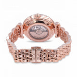 Emporio Armani Gianni T-Bar Silver Dial Rose Gold Steel Strap Watch For Women - AR60023 Authentic Buy Shop Now