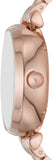 Emporio Armani Meccanico Crystals Black Dial Rose Gold Steel Strap Watch For Women - AR60043 Authentic Buy Shop Now