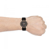 Emporio Armani Sigma Chronograph Black Dial Black SIlicon Strap Watch For Men - AR6066 Authentic Buy Shop Now