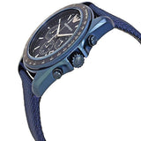 Emporio Armani Sportivo Chronograph Blue Dial Blue Nylon Strap Watch for Men - AR6132 Authentic Buy Shop Now
