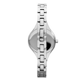 Emporio Armani Classic Quartz Black Dial Silver Steel Strap Watch For Women - AR7328 Authentic Buy Shop Now