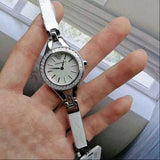 Emporio Armani Chiara Mother of Pearl Dial White Leather Strap Watch for Women - AR7353 Authentic Buy Shop Now