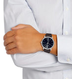 Emporio Armani Kappa Quartz Black Dial Brown Leather Strap Watch For Men - AR80008 Authentic Buy Shop Now