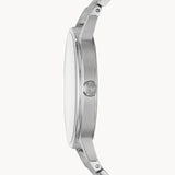 Emporio Armani Kappa Quartz White Dial Silver Steel Strap Watch For Men - AR80014 Authentic Buy Shop Now