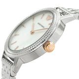 Emporio Armani Interchangeable Analog Mother of Pearl Dial Silver Steel Strap Watch For Women - AR80020 Authentic Buy Shop Now