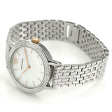 Emporio Armani Interchangeable Analog Mother of Pearl Dial Silver Steel Strap Watch For Women - AR80020 Authentic Buy Shop Now