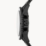 Emporio Armani Diver Chronograph Black Dial Black Steel Strap Watch For Men - AR80050 Authentic Buy Shop Now