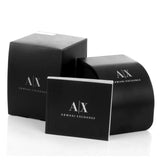 Armani Exchange Cayde Chronograph Black Dial Black Leather Strap Watch for Men - AX2745 Authentic Buy Shop Now