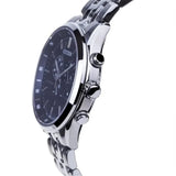 Citizen Eco Drive Chronograph Blue Dial Silver Steel Strap Watch For Men - AT2140-55L Authentic Buy Shop Now