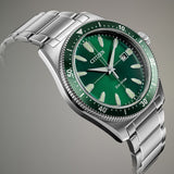 Citizen Eco Drive Vintage Green Dial Silver Steel Strap Watch For Men - AW1598-70X Authentic Buy Shop Now