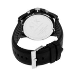 Armani Exchange Outerbanks Chronograph Black Dial Black Silicone Strap Watch For Men - AX1326 Authentic Buy Shop Now