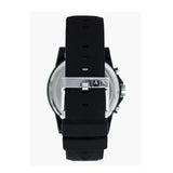 Armani Exchange Outerbanks Chronograph Black Dial Black Silicone Strap Watch For Men - AX1326 Authentic Buy Shop Now
