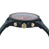 Armani Exchange Outerbanks Chronograph Blue Dial Blue Silicone Strap Watch For Men - AX1335 Authentic Buy Shop Now