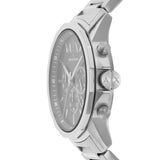 Armani Exchange Banks Chronograph Black Dial Silver Steel Strap Watch For Men - AX1720 Authentic Buy Shop Now