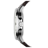Armani Exchange Whitman Silver Dial Brown Leather Strap Watch For Men - AX2100 Authentic Buy Shop Now