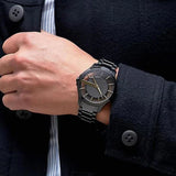 Armani Exchange Hampton Chronograph Black Dial Black Steel Strap Watch For Men - AX2189 Authentic Buy Shop Now