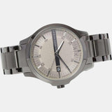 Armani Exchange Hampton Chronograph Grey Dial Grey Steel Strap Watch For Men - AX2194 Authentic Buy Shop Now