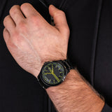 Armani Exchange Hampton Black Dial Black Steel Strap Watch For Men - AX2407 Authentic Buy Shop Now