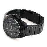 Armani Exchange Drexler Chronograph Black Dial Black Steel Strap Watch For Men - AX2601 Authentic Buy Shop Now